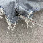 Cotton On Women's Light Wash Denim Shorts High Flashback Distressed 4 Distressed Photo 3