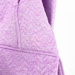 L.L.Bean FlexForward 1/2 Zip Quilted Pullover S Purple Photo 4