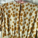 INA  polka dot  ruffles trim mini dress, size small Photo 6