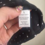 Papaya  Black w White Polka Dots Long Sleeve Button Down Shirt w neck tie small Photo 6