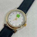 Sweda women quartz analog watch 30mm silver gold tone round case running Photo 1