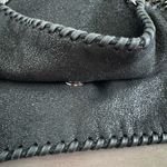 Stella McCartney Black Shoulder Tote Bag with Silver Chain Photo 6