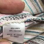 For Cynthia  Striped Linen blend Pants w/pockets Size medium drawstring Photo 9