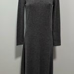 ZARA  Gray Sweater Maxi Midi Dress Small Long Sleeve NEW Photo 1
