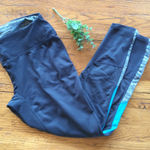 Tangerine 🌸3 for $20🌸 Leggings with venting mesh, color stripe and zipper pocket s… Photo 0