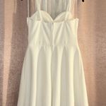 Alya Size M White Sleeveless Swing Dress Photo 5