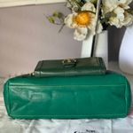 Coach Vintage  Green Leather Handbag and Wallet Set Photo 6