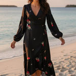 Capulet  Chantal Midi Dress Night Bloom Size Small NWT Photo 0