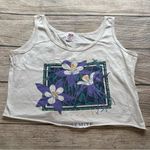 Anvil Vintage 90s Yosemite Columbine Cropped Top Womens Large USA National Park Photo 7