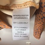 She & Sky  Large Long Sleeve Button Up‎ Cheetah Print Jacket Shacket Stretchy Photo 5