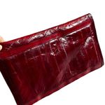 70s Vintage Eel Skin Clutch Photo 5