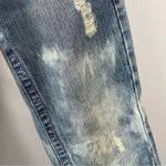 True Religion  Vintage Butterfly Embroidered Beaded Low Rise Cutoff Jeans Size 27 Photo 8