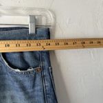 Gap Denim Skirt Womens 25 Petite Blue High Rise Front Slit Maxi Distressed Photo 3