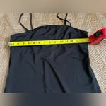 Active USA Women's Black Satin Mini Dress, Spaghetti Straps, Size L, NWT Photo 7