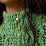 Urban Outfitters BDG Killian Quarter-Zip Pointelle Sweater S NWT Photo 2