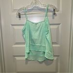 Miss Chievous NWT  Mint Crochet Lace V Neck Sleeveless Tank size Large Photo 4