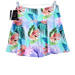 Carmen Marc Valvo NWT Floral Print High-Waisted Skirted Swim Bottom Size Large L Photo 6