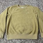 Billabong Golden Tan Sherpa Crew Sweatshirt Women’s Small Photo 1
