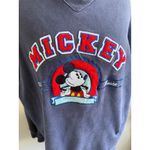 Vintage‎ Disneyland Resort Mickey Mouse Sweatshirt Crewneck Pullover Blue XL Photo 2