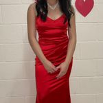 Windsor Red Long Prom Dress Photo 0