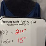 BCBG Paris Dark Blue Cropped Smocked Top Large NWT Photo 1