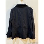 Thread & Supply Coat Double‎ Breasted Peacoat Hunter Black Wool Blend Size XL Photo 3