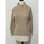 Cupcakes & Cashmere Turtleneck Ribbed Sweater Knit Pullover Tan XS Extra Small Tan Photo 10