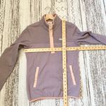 Columbia Pink Purple Fleece Half Closure Snap Long Sleeves Sweatshirt Small Photo 6