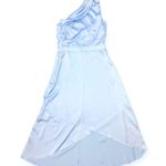 TFNC Womens light blue one shoulder midi dress Photo 2