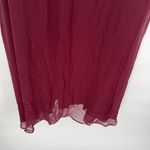 Birdy Grey  Kira Dress Women's Cabernet  Large Bridesmaids Prom One Shoulder‎ Photo 6