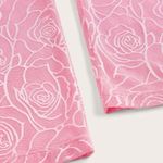 Pink see through cover up flare pants NWT Photo 2