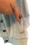 Forever 21 Blue Premium Denim Vest Jacket Size Small Two-Tone Jean Detail Trendy Photo 3