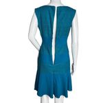 White House | Black Market White House Black Market Dress Womens 2 Teal Blue Lace Romantic Preppy Office Photo 3