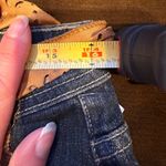 Lee Mid Rise Boot Cut Low Waist Wide Leg Blue Jeans Sz P12 Visible White Thread Photo 10