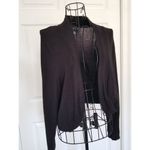 Jessica Howard  Womens Black Knit Bolero Shrug Sweater 3/4 Sleeve Size Large Photo 1