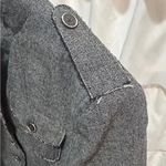 Banana Republic  Vintage Wool Blend 10 Women's Gray Military Style‎ Jacket Blazer Photo 5