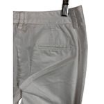 Dressbarn 8P Blend Pants Button Pockets White 77% Cotton 20% Polyester Size 8 Photo 9