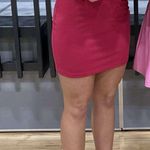 Hello Molly Mini Dress Dark Red Photo 1