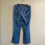 Good American Good Curve Distressed Knee Jeans Size 15/ 34 Photo 6