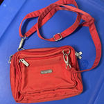 Baggallini Small  triple zip‎ Red Crossbody Photo 0