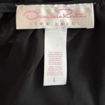 Oscar de la Renta NWT  Pink Label Black Lace Trim Babydoll Tank Top Size L Photo 1