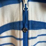 Lululemon  Scuba Hoodie II in Stroll Stripe Pipe Dream Blue White Photo 5
