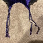 Frederick's of Hollywood  Purple Two Piece Georgine Velvet Lingerie Set SIZE L Photo 4