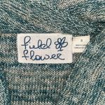 l*space Field Flower Size S Blue & Tan Dye Cowl Neckline Tunic Sweater Top Photo 3