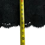 Monique Lhuillier Black Lace Floral Lined A-line Skirt Women Size 12 | 42-4 Photo 5