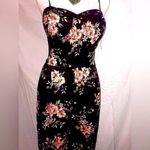 Floral Jumpsuit size medium eggplant in with adjustable straps Photo 2
