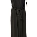 Shelby & Palmer  Black Sleeveless Wrap Wide Leg Jumpsuit‎ Women's Size 8 NWT Photo 0