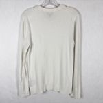 Club Monaco  by Ralph Lauren XS Sweater White Crew Neck Long Sleeve Nylon Rib 960 Photo 1