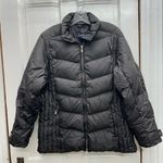 Lands' End goose down filled puffer winter coat women's 1x 16W 18W brown black Photo 0