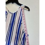 ASTR  the Label Dress M Rena Striped Mini Shift Blue Pink Racerback Sleeveless Photo 6